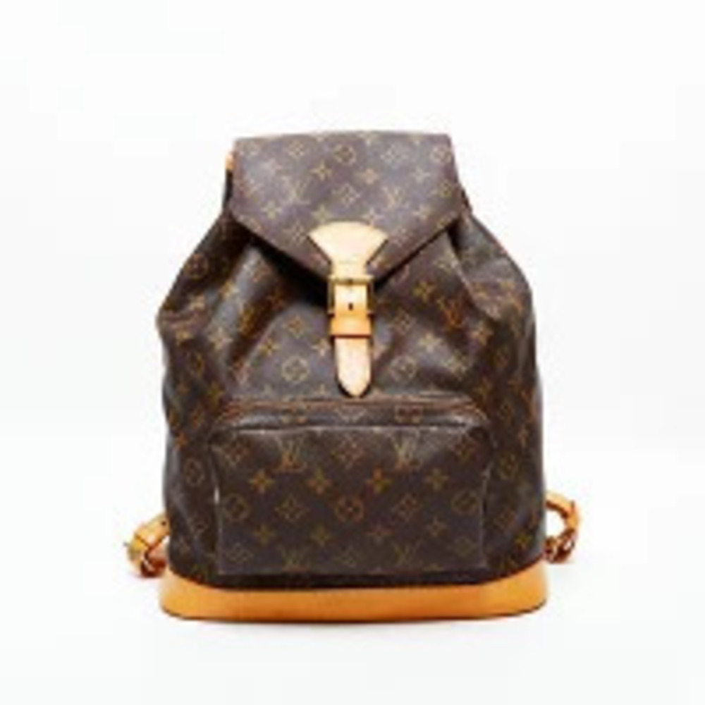 Louis Vuitton Monogram Montsouris Backpack Daypack Brown